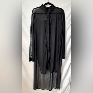 FOXBLOOD Mesh Burton Button Down Size 3X